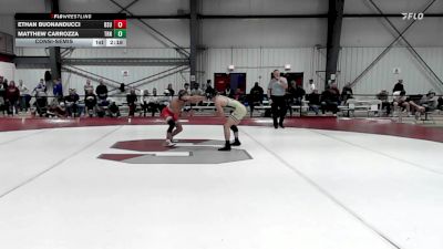 133 lbs Consolation - Ethan Buonanducci, Bridgewater vs Matthew Carrozza, Trinity