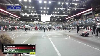 115 lbs Semifinal - Dalton Paul, Maize Wrestling Club vs Dax Folsom, Open Mats Wrestling Club