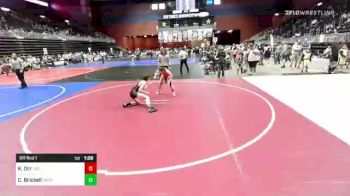 106 lbs Rr Rnd 1 - Kaden Orr, Log vs Candice Brickell, Westside Wrestling