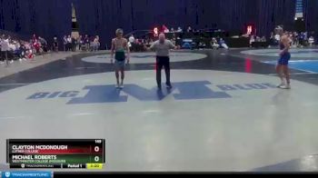 149 lbs 3rd Place Match - Clayton McDonough, Luther College vs Michael Roberts, Westminster College (Missouri)