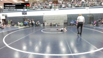 59 lbs Champ. Round 1 - Cyrus Blaser, Idaho vs Ridge Lindsay, Bear Lake Wrestling Club