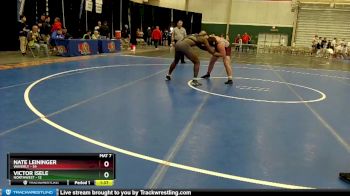 285 lbs Finals (8 Team) - Nate Leininger, Waverly vs Victor Isele, Northwest