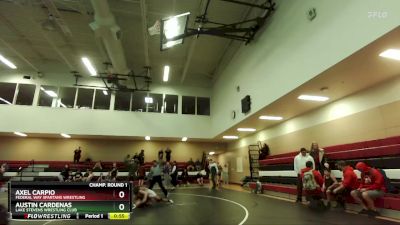 67 lbs 1st Place Match - Axel Carpio, Federal Way Spartans Wrestling vs Austin Cardenas, Lake Stevens Wrestling Club