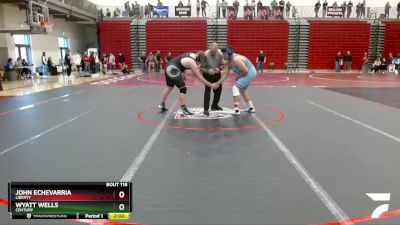 285 lbs Quarterfinal - John Echevarria, Liberty vs Wyatt Wells, Century