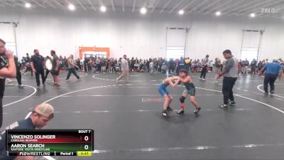 75 lbs Champ. Round 1 - Vincenzo Solinger, Carolina Reapers vs Aaron Search, Eastside Youth Wrestling