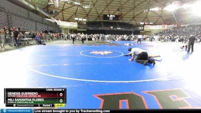 108 lbs Cons. Round 4 - Mili Samantha Flores, Othello Wrestling Club vs Genesis Guerrero, Victory Wrestling-Central WA