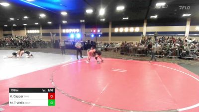 155 lbs Round Of 32 - Katelyn Capper, Takedown Industries vs Mela Tokumura-Hanato-Wells, South Kona WC