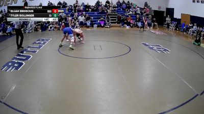 147-153 lbs Round 2 - Tyler Bollinger, Kiski Area vs Elijah Broscius, Cranberry / Bad Karma