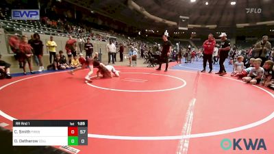 85 lbs Rr Rnd 1 - Carson Smith, Firebird Elite vs Dylan Detherow, Collinsville Cardinal Youth Wrestling