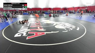 106 lbs Round 2 (8 Team) - Sean Forfar, Cameron vs Klyd Kresal, Mille Lacs