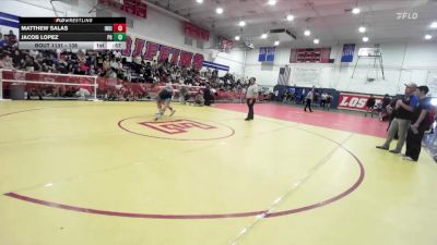 138 lbs Cons. Semi - Matthew Salas, Los Alamitos High School vs Jacob Lopez, Pacifica High