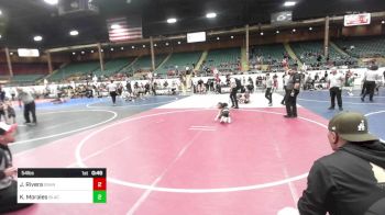 54 lbs Quarterfinal - Josiah Rivera, Grant County Elite vs Kensey Morales, Blackcat Wrestling Club