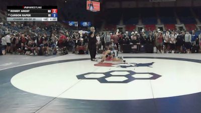 113 lbs Champ. Rd Of 32 - Rowdy Angst, Missouri vs Carson Raper, North Carolina