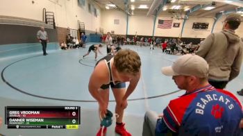 106 lbs Round 3 (10 Team) - Danner Wiseman, Moorcroft vs Greg Vrooman, Douglas