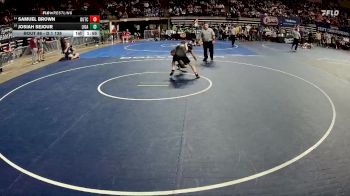 D 1 138 lbs Champ. Round 1 - Josiah Sejour, Live Oak vs Samuel Brown, Dutchtown