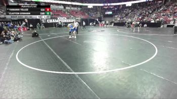 D3-132 lbs Champ. Round 1 - Clayton Stenjem, Cambridge vs Yamanni Tellez, Ken. St. Joseph Cath. Ac.