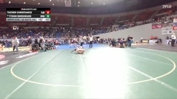 3A Boys 190 lbs Cons. Round 2 - Tyson Breshears, Burns Boys vs Tucker Christiance, Elmira Boys