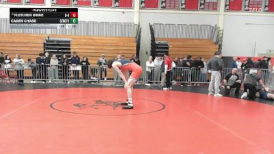 190 lbs Quarterfinal - Fletcher Rinke, Bridgewater-Raynham vs Caden Chase, Central Catholic