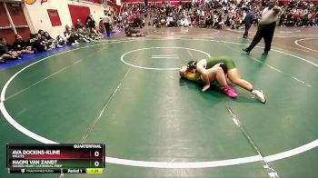 170 lbs Quarterfinal - Naomi Van Zandt, Sacred Heart Cathedral Prep vs Ava Dockins-kline, Willits