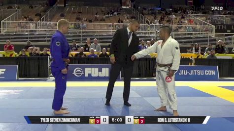 Ron S. Lutostanski II vs Tyler Steven Zimmerman 2025 Pan Jiu Jitsu IBJJF Championship