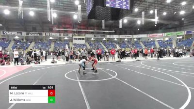 81 lbs Final - Michael Lozano III, Valley Bad Boys vs Jordan Williams, Black Fox Wr Ac