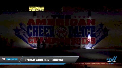 Dynasty Athletics - Courage [2021 L1 Youth - D2 - Small Day 2] 2021 The American Celebration DI & DII