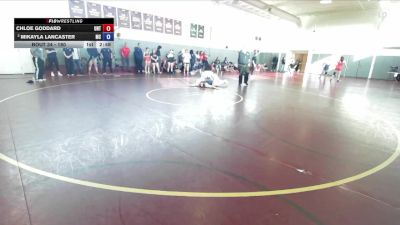 180 lbs Champ. Round 1 - Chloe Goddard, Unattached vs Mikayla Lancaster, Menlo College