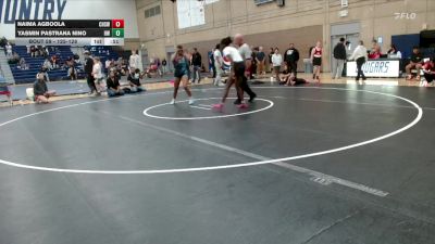 125-128 lbs Round 4 - Yasmin Pastrana Nino, HotShots Wrestling vs Naima Agboola, Century High School Wrestling