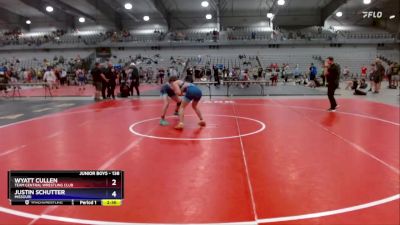 138 lbs Quarterfinal - Justin Schutter, Missouri vs Wyatt Cullen, Team Central Wrestling Club