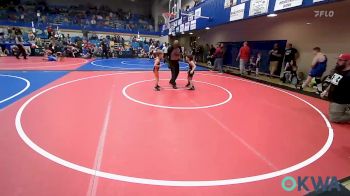 46 lbs Consi Of 8 #2 - Knox Perkins, Tahlequah Wrestling Club vs Luke Crain, Skiatook Youth Wrestling 2022-23