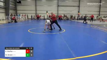 80 lbs Prelims - Kaiden Stoffer, Midwest Xtreme Wrestling Black vs Maddox Brown, Legacy National Team