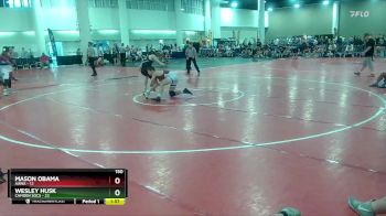 150 lbs Round 6 (10 Team) - Wesley Husk, Camden Socs vs Mason Obama, AAWA