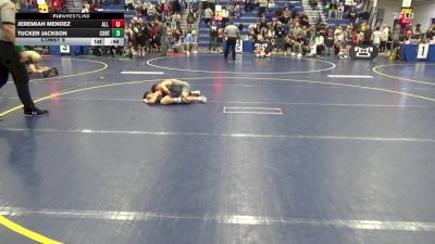 68 lbs Consy 6 - Jeremiah Mendez, All American W.C. vs Tucker Jackson, Contenders W.A.