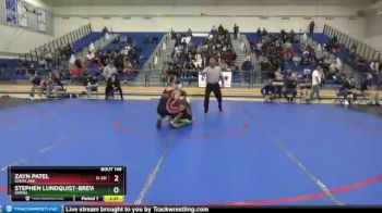 141 lbs Cons. Round 3 - Stephen Lundquist-Brewer, Sierra vs Zayn Patel, Santa Ana