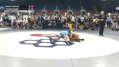 115 lbs Cons. Rd Of 16 - Jameiah Johnson, Nebraska vs Jocelyn Danbe, New Jersey