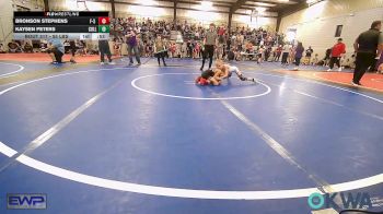 55 lbs Rr Rnd 2 - Bronson Stephens, F-5 Grappling vs Kaysen Peters, Collinsville Cardinal Youth Wrestling