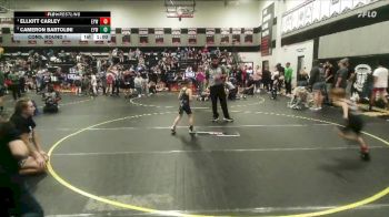 55 lbs Cons. Round 1 - Elliott Carley, Cobra Wrestling Club vs Cameron Bartolini, Carolina Reapers