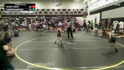 55 lbs Cons. Round 1 - Elliott Carley, Cobra Wrestling Club vs Cameron Bartolini, Carolina Reapers