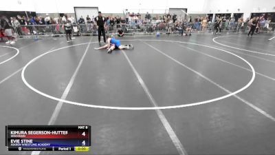 170 lbs Round 1 - Kimura Segerson-Hutter, Wisconsin vs Evie Stine, Askren Wrestling Academy