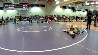 120 lbs Quarterfinal - Tristan Carter, Virginia Team Predator vs Colton Hepp, Heavy Hitting Hammers