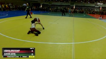 68 lbs Champ. Round 1 - Karter Sohn, BEA (Blue Earth Area) vs Joshua Brockway, Summit Wrestling Academy
