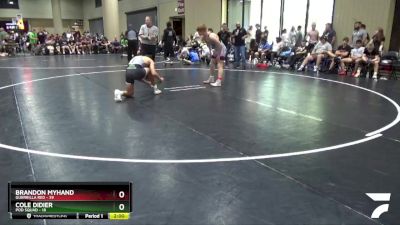 175 lbs 2nd Wrestleback (32 Team) - Brandon Myhand, Guerrilla Red vs Cole Didier, Pod Squad