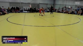 100 lbs Round 1 (8 Team) - Jaidyn Alvarado, Kansas vs Kinley Harker, Missouri