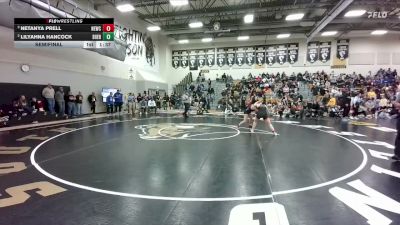 130 lbs Semifinal - Netanya Prell, Newcastle vs Lilyahna Hancock, Sheridan