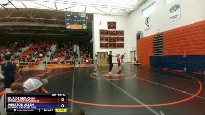 86-92 lbs Round 2 - Quaide Houchin, Greybull Basin Athletic Club vs Wesston Allen, Glenrock Wrestling Club