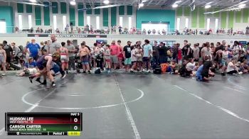 110 lbs Round 2 - Hudson Lee, West Forsyth vs Carson Carter, Cocoa Beach Wrestling