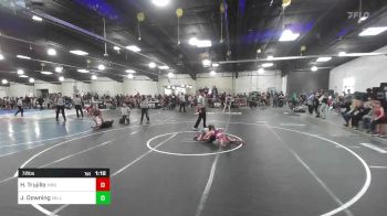 72 lbs Rr Rnd 1 - Helena Trujillo, Mini Avengers vs Jaxi Jean Downing, Valley Bad Boys