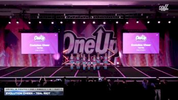 Evolution Cheer - Teal Riot [2026 L2 Youth - D2 - Small - A Day 1] 2026 One Up Grand Nationals