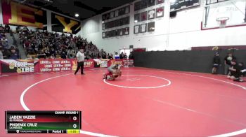 106 lbs Champ. Round 1 - Phoenix Cruz, La Mirada vs Jaden Yazzie, El Modena