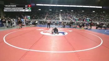 4A-106 lbs Cons. Round 2 - Eylan Puente, Cheyenne East vs Cameron Christopherson, Sheridan